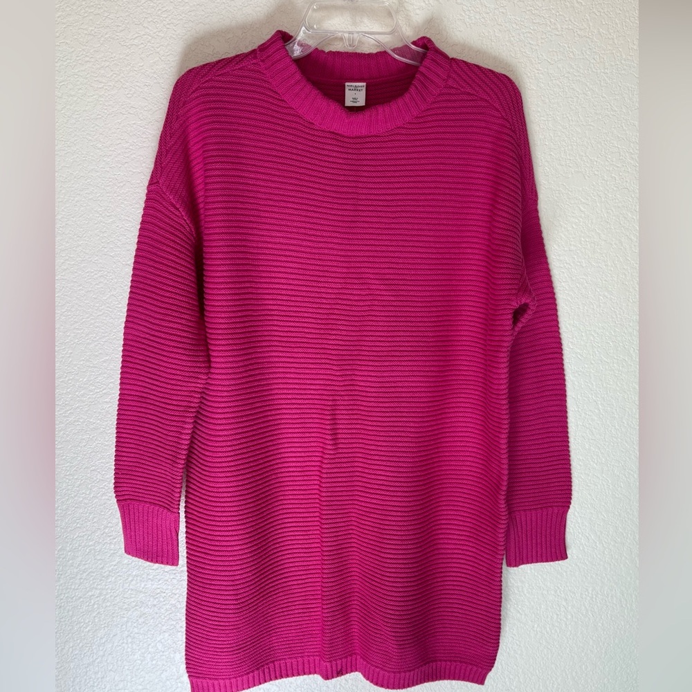 Women's Pink Sweater Dress